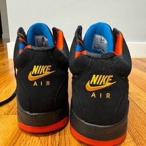Nike black Blue and Orange Air Flight.